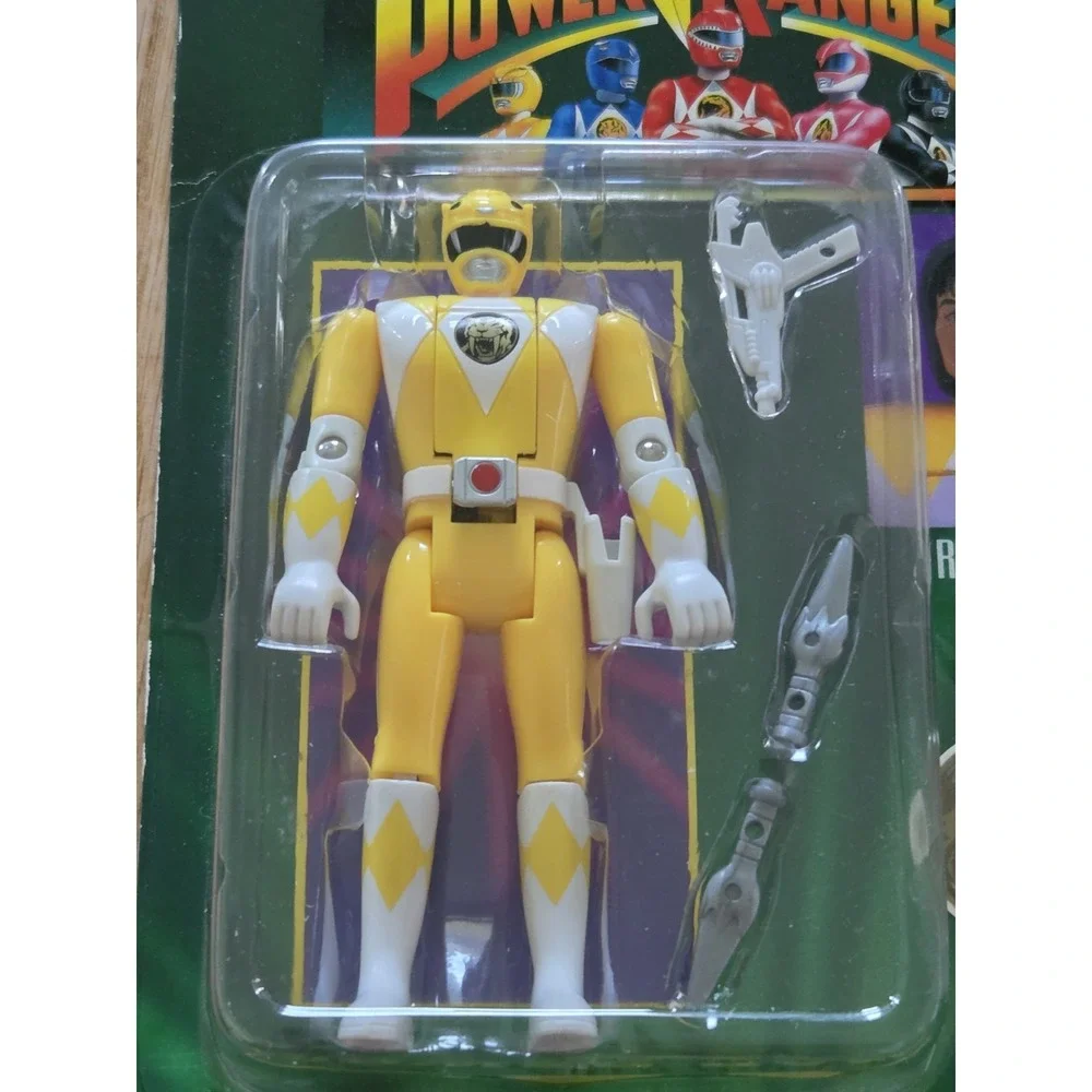 1994 Bandai Mighty Morphin Power Rangers Auto Morphin Trini Yellow Ranger NOS